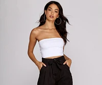 Basic Cropped Tube Top