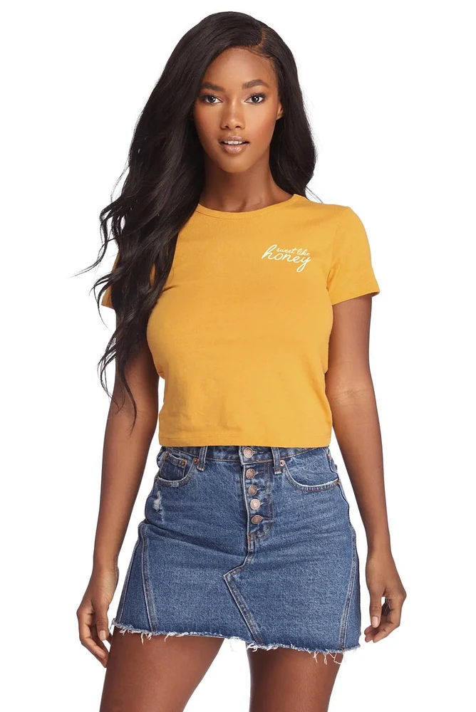 Sweet Like Honey Crop Top