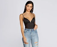 Bad Gal Satin Bodysuit