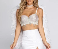 Angelic Queen Rhinestone Bustier