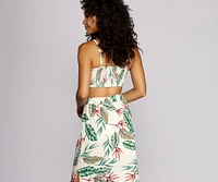 Goddess Of The Tropics Crop Top