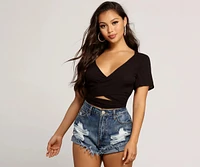 Flirty And Flowy Crop Top