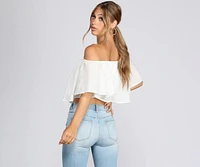 Flowy Feels Crop Top