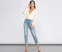 Stay Chic Corset Blouse