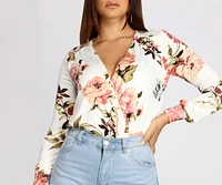 Floral Head Over Heels Bodysuit