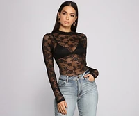 Living For Lace Strappy Back Bodysuit