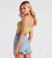 Beachside Beauty Smocked Bra Top