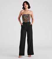 Not Your Grandma's Floral Corset Top