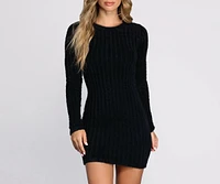 The Fuzz Sweater Dress