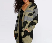 Cozy Camo Cardigan