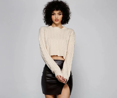 Casual Cuddles Tie-Back Sweater