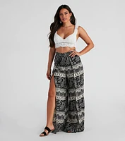 Chella Forever Crochet Crop Top