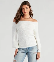 Season Chill Popcorn Knit Sweater