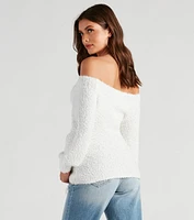 Season Chill Popcorn Knit Sweater