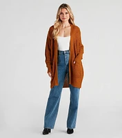 Cozy Up Cable Knit Oversized Cardgian