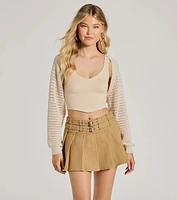 Cozy Knit Long Sleeve Bolero