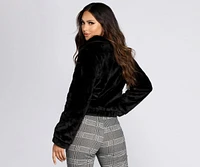 Bomber Babe Faux Fur Jacket