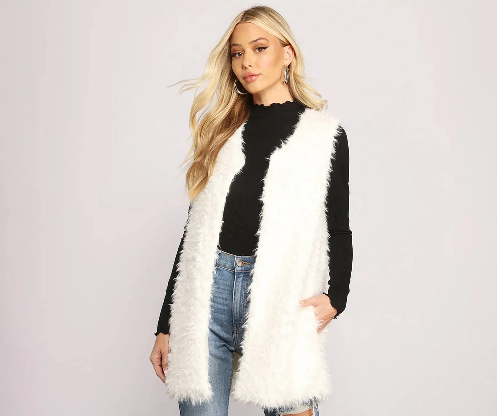 Chic Fashionista Faux Fur Vest