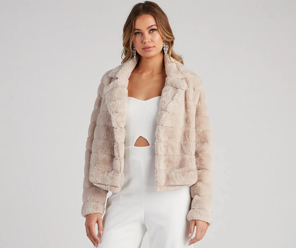 Perfect Illusion Faux Fur Jacket