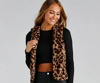 Chic And Fab Faux Fur Vest