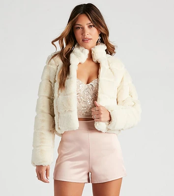 Layer On The Luxe Vibes Faux Fur Jacket