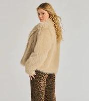 Glam Aura Faux Fur Jacket