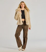 Glam Aura Faux Fur Jacket