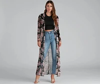 Sweet Intentions Floral Printed Duster