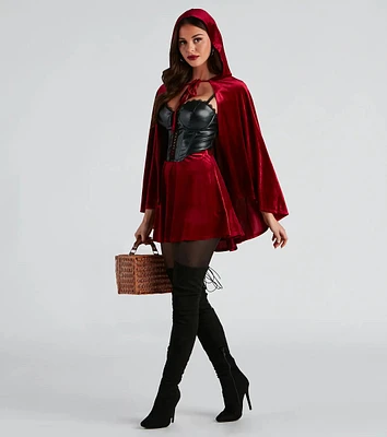 Lil Red Velvet Halloween Cape