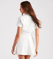 Classic Chic Crepe Short Sleeve Bolero