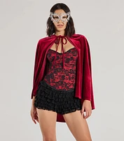 Lil' Red Velvet Halloween Cape