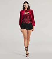 Lil' Red Velvet Halloween Cape