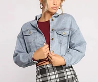 Classic Cropped Denim Jacket