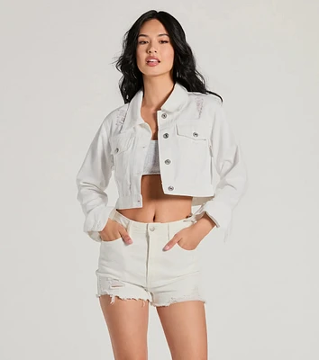 Boardwalk Crop Denim Jacket