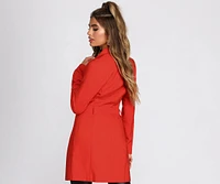 Bold Boss Babe Trench Coat