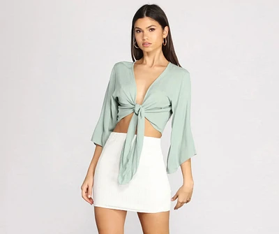 Go With The Flow Kimono Sleeve Top