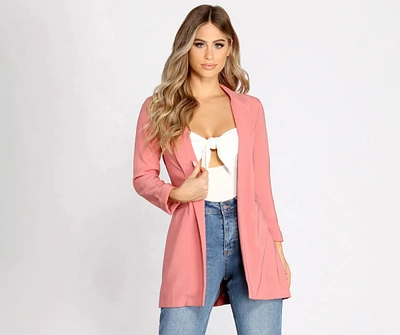 Girl Boss Cuffed Boyfriend Blazer