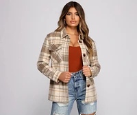 Cozy Plaid Oversized Shacket