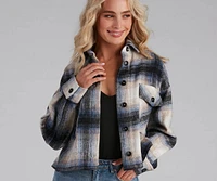 Cozy Vibes Plaid Shacket