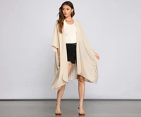 Essential Oversized Chiffon Kimono