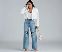 So Polished Cropped Blazer