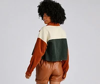 Trendy Find Cropped Corduroy Jacket