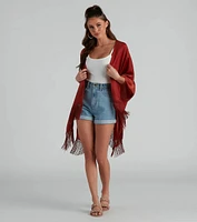 Carefree Vibes Chic Satin Kimono