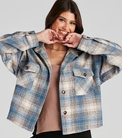 Casual Fall Days Flannel Shacket