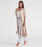 Breezy Chic Crochet Trim Kimono