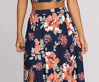 Island Time Floral Skirt