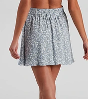 Sweet Intentions Floral Skater Skirt