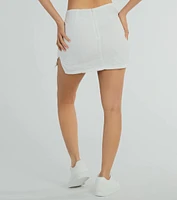 Effortless Charm High Rise Eyelet Lace Mini Skirt