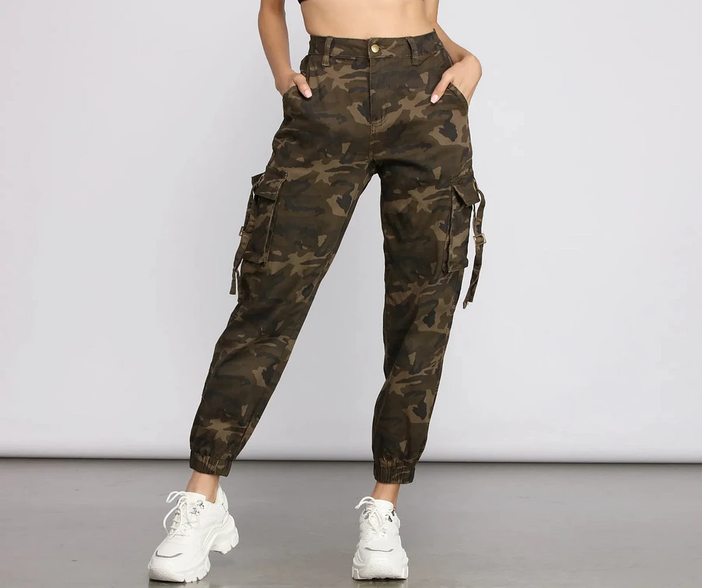 Casual Chic Cargo Jogger Pants