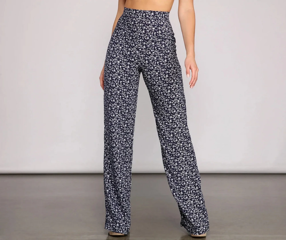 Boho Beauty Wide-Leg Pants